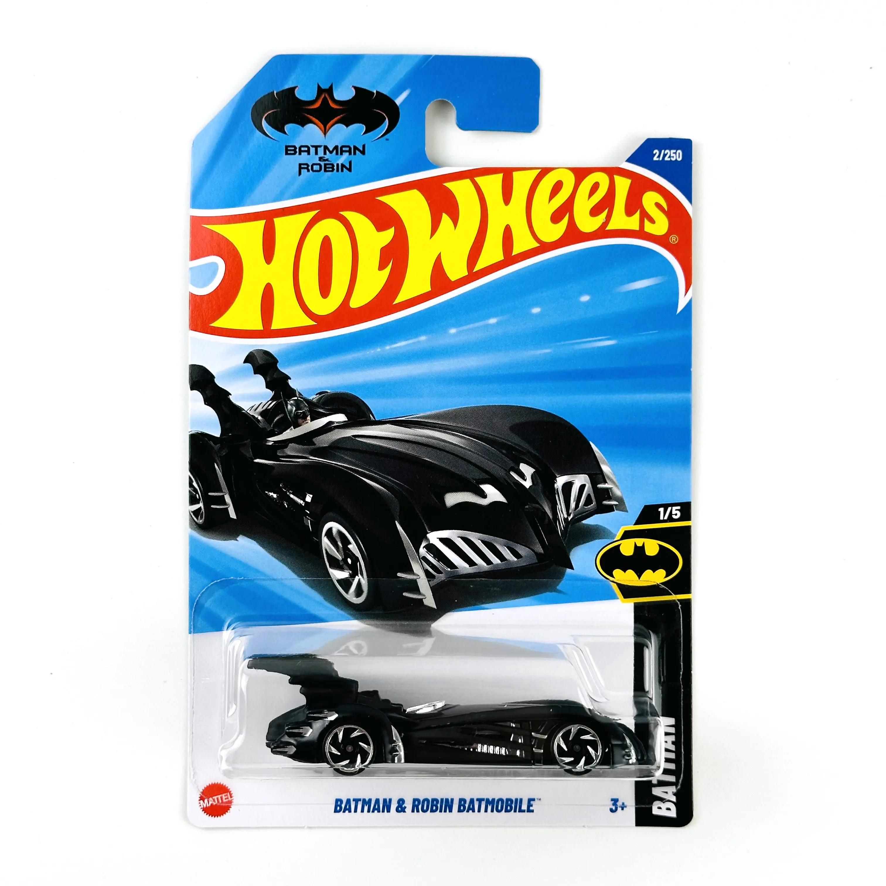 

2025-2 Hot Wheels Cars 2025A BATMAN & ROBIN BATMOBILE 1/64 Металлическая литая модель игрушечного транспортного средства