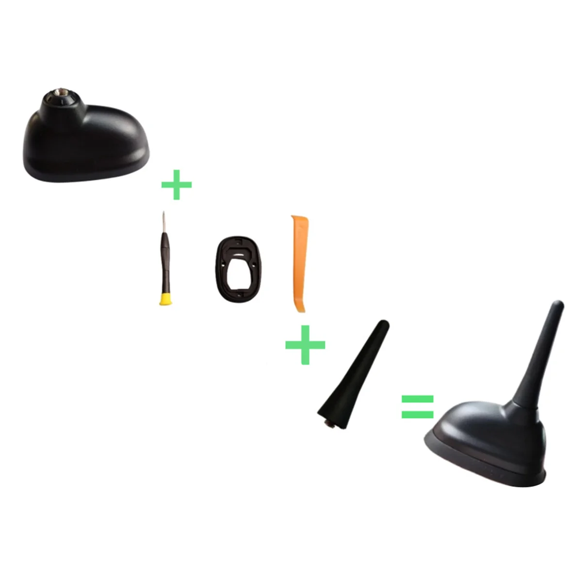 دائم هوائي قاعدة غطاء هوائي طوقا حلقة لإحكام الإغلاق لسيارات BMW MINI