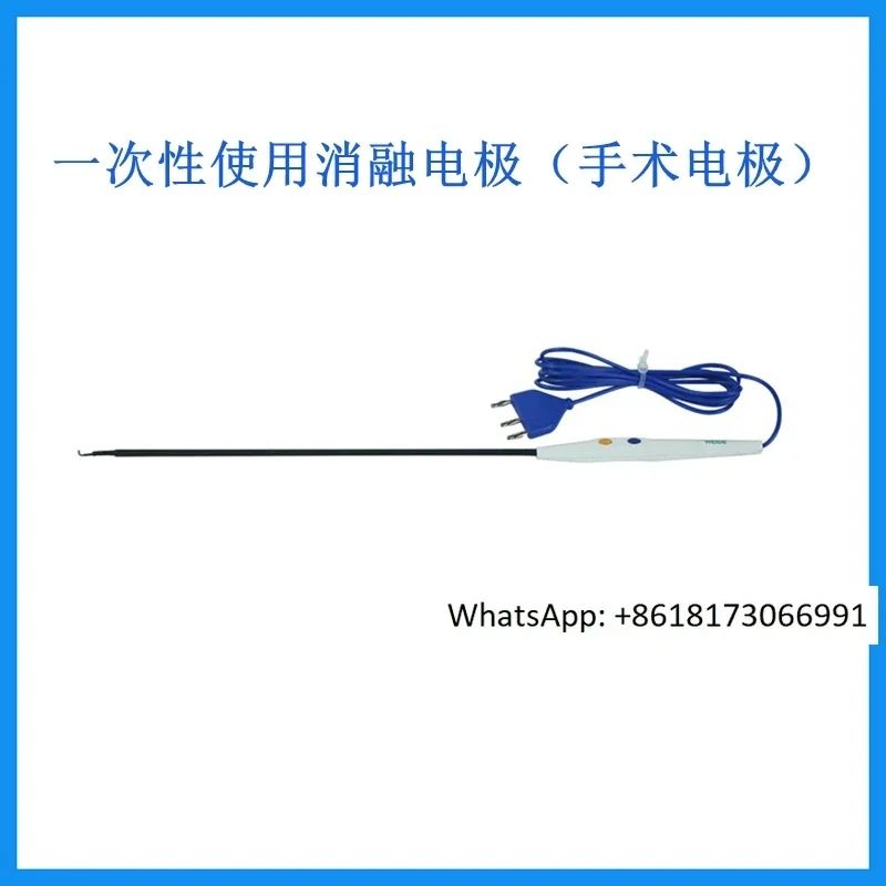 Disposable ablation electrode, laparoscopic surgical electrode, electrocoagulation forceps, bipolar