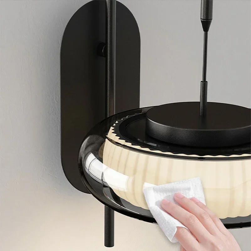 SANDYHA الحديثة الشمال قلادة خشبية ضوء ثريا أنيقة غرفة المعيشة غرفة الطعام المطبخ جزيرة تنوعا ديكور المنزل #5