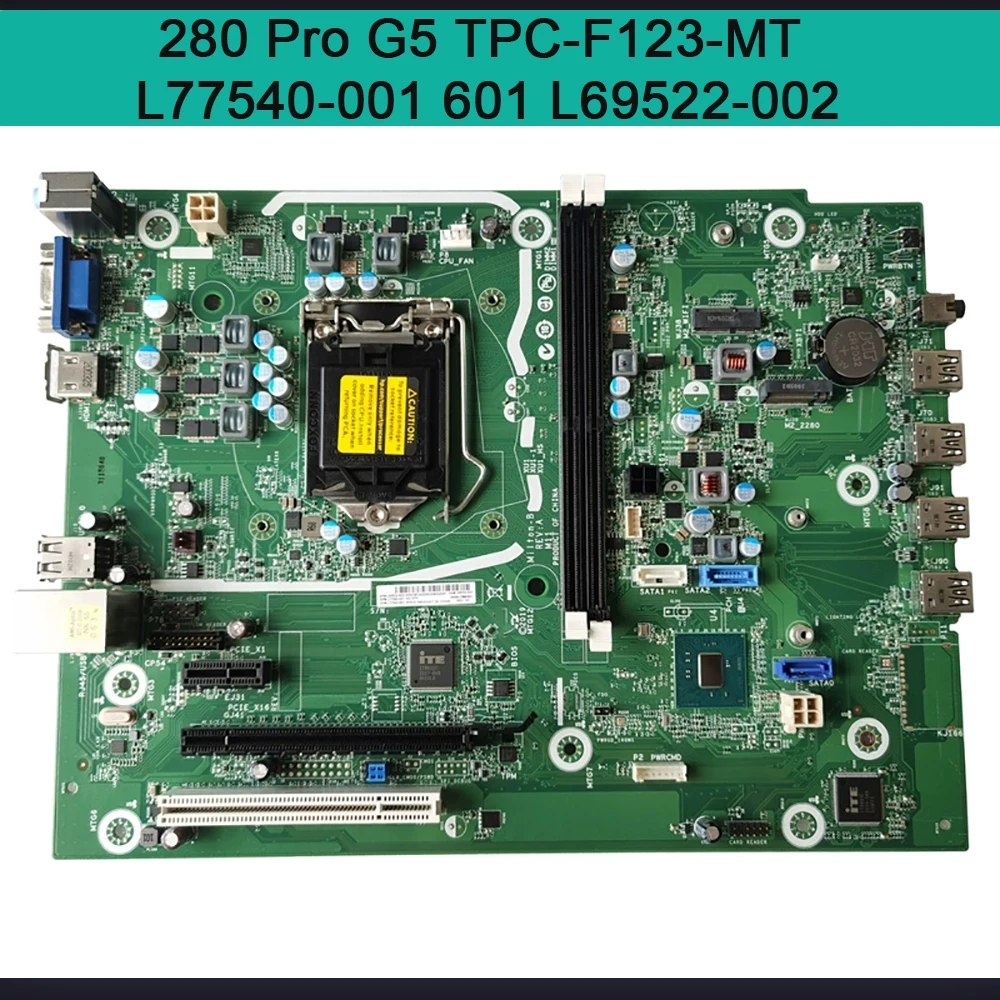 

For H-P Mainboard 280 Pro G5 TPC-F123-MT L77540-001 601 L69522-002