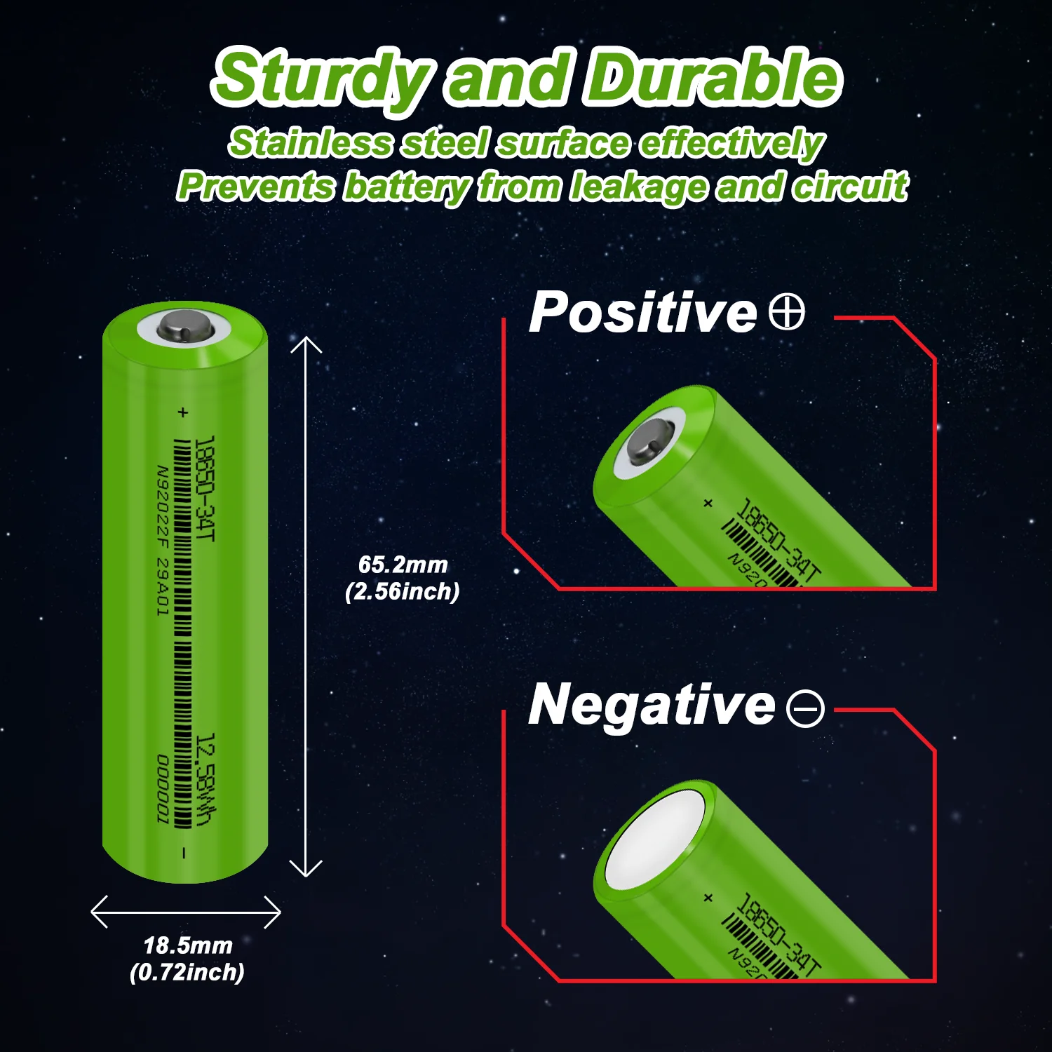 18650 kapasitas besar 3.7v 3400mAh cocok baterai asli baru 18650 baterai Lithium isi ulang untuk baterai senter
