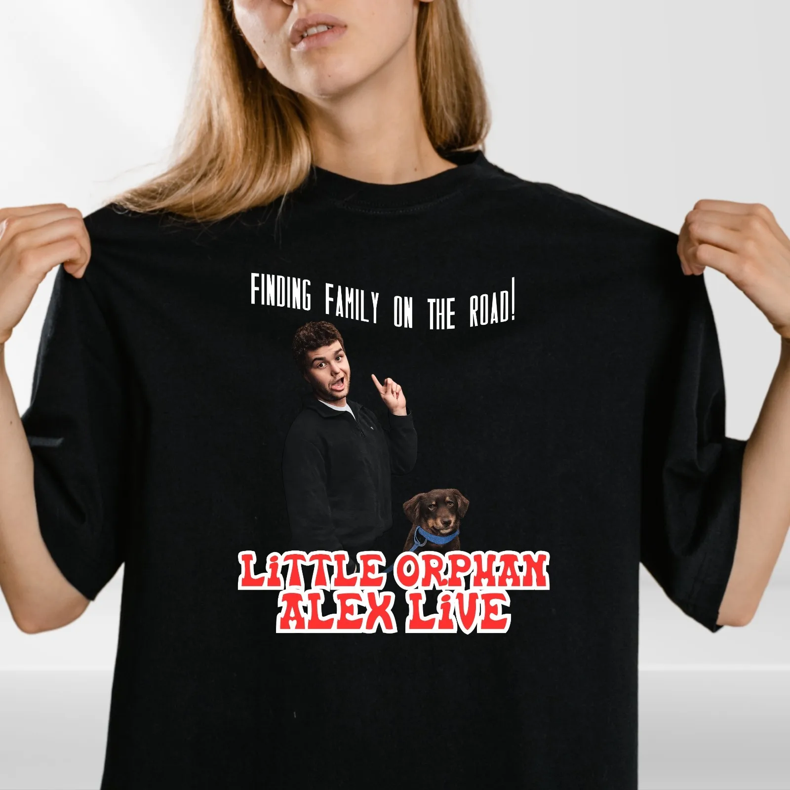 Little Orphan Alex Adults T-Shirt Fun Alex Warren Tee Top New