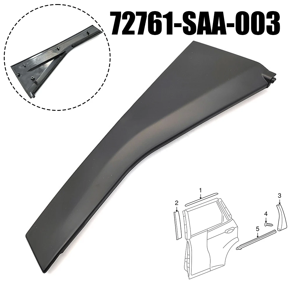 

Newest Left Rear Door Pillar Garnish For Honda For Fit 2007-2008 OEM 72761-SAA-003 Replacement Car Accessories Wholesale