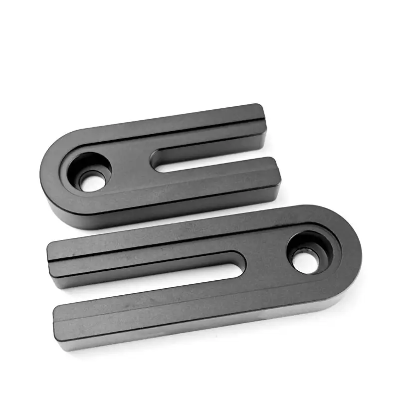 U-shaped Press Plate Optical Press Base Fixed Bracket Base Lockable Adapter Wrench Manual Adjustable Mounting Base Black