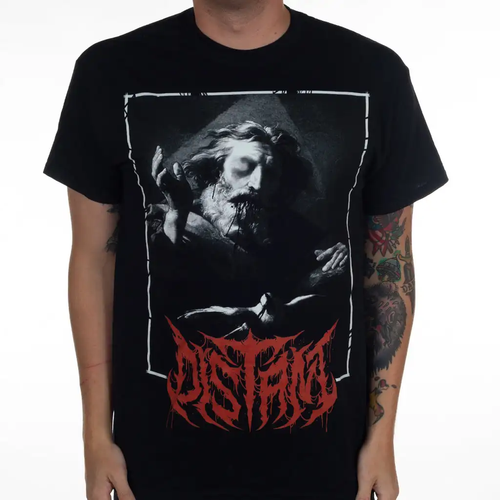 DISTANT Band Graphic Cotton T-shirt Unisex Summer Short Sleeve Fashion Brand Tee Luxury Casual Vintage Retro Tops