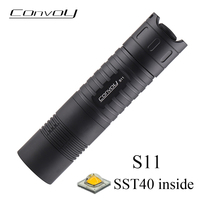 Convoy S11 Flashlight Luminus SST40 2300lm Led Lanterna Camping Fishing Torch 26650 Flash Light High Powerful Lantern