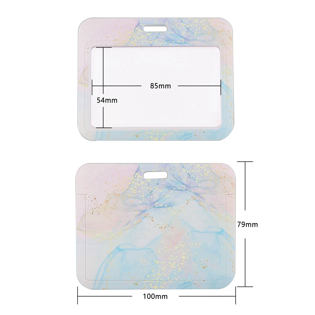 Marble Texture Lanyards for Chain ID Credit card Cover Pass Mobile Phone Charm Neck Straps Badge Holder Key Ring Accessories