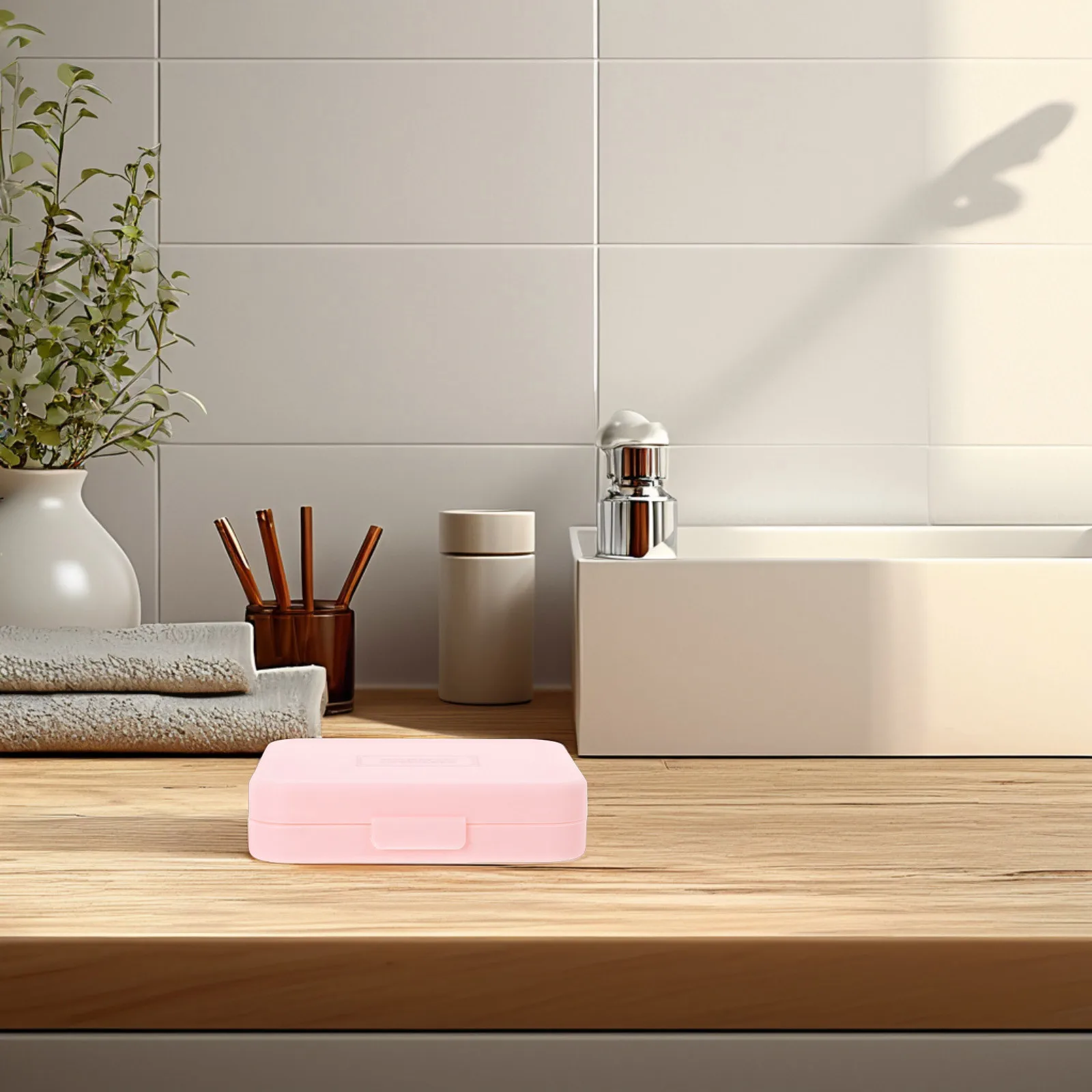 صندوق تخزين حشا حاوية مناديل صحية مدمجة للنساء على الطراز الحديث حامل وسادة منظم للسفر ضروري للإناث