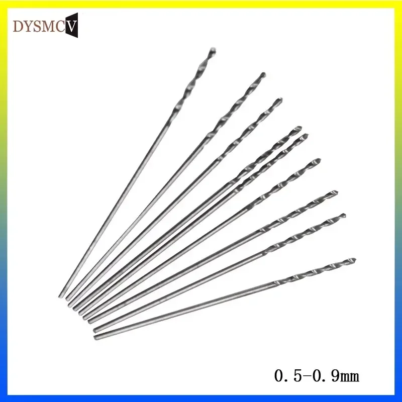 10 miniature carbide drills 0.5mm 0.6mm 0.7mm 0.8mm 0.9mm rotary drill