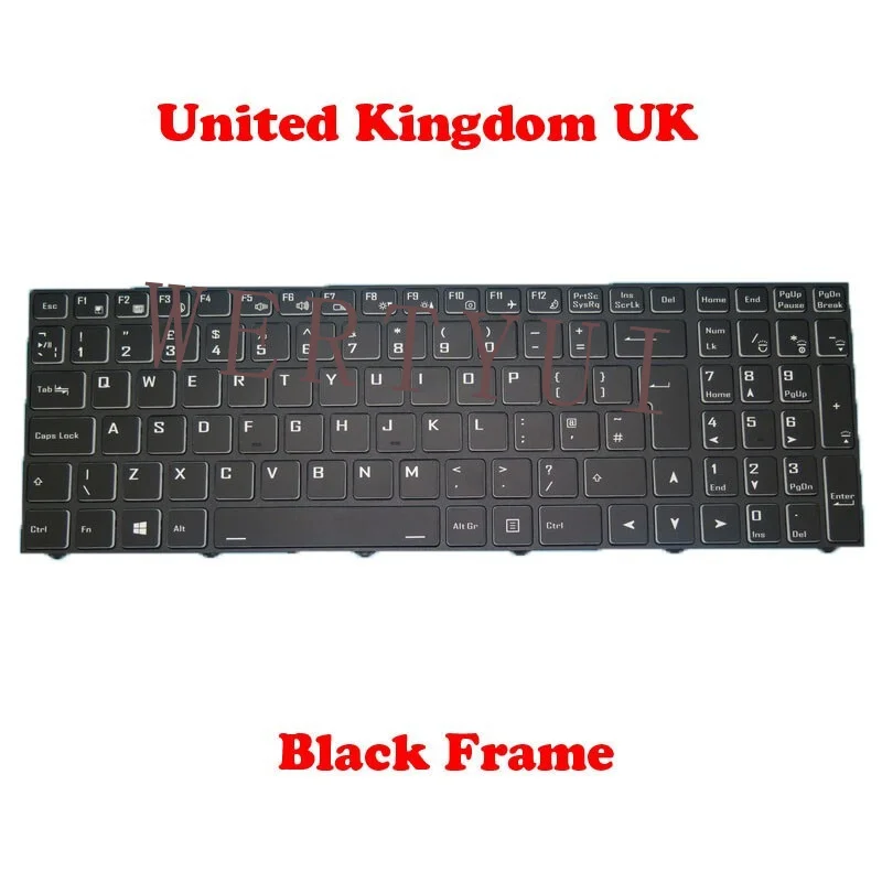 

UK French Russian Backlit Keyboard for Gigabyte G5KC G5 MD GD G7 G7KC 6-80-N15Z0 N815Z0 CVM18H96GB9430 CVM18H93US RU Keyboard