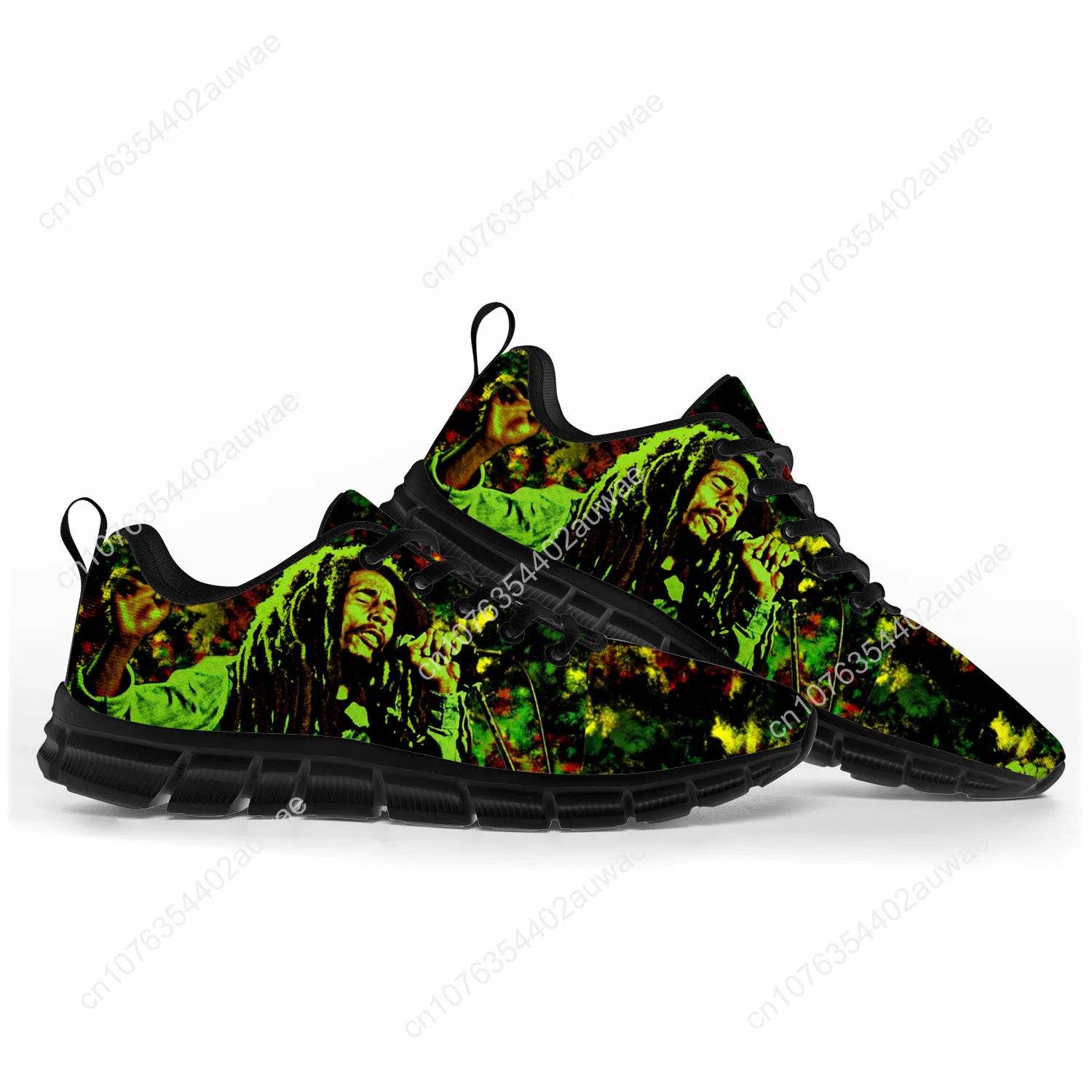 Bob Marley Reggae Rasta Music Singer Sports Shoes Mens Womens Teenager Children Sneakers Casual Custom High Quality Couple Shoes