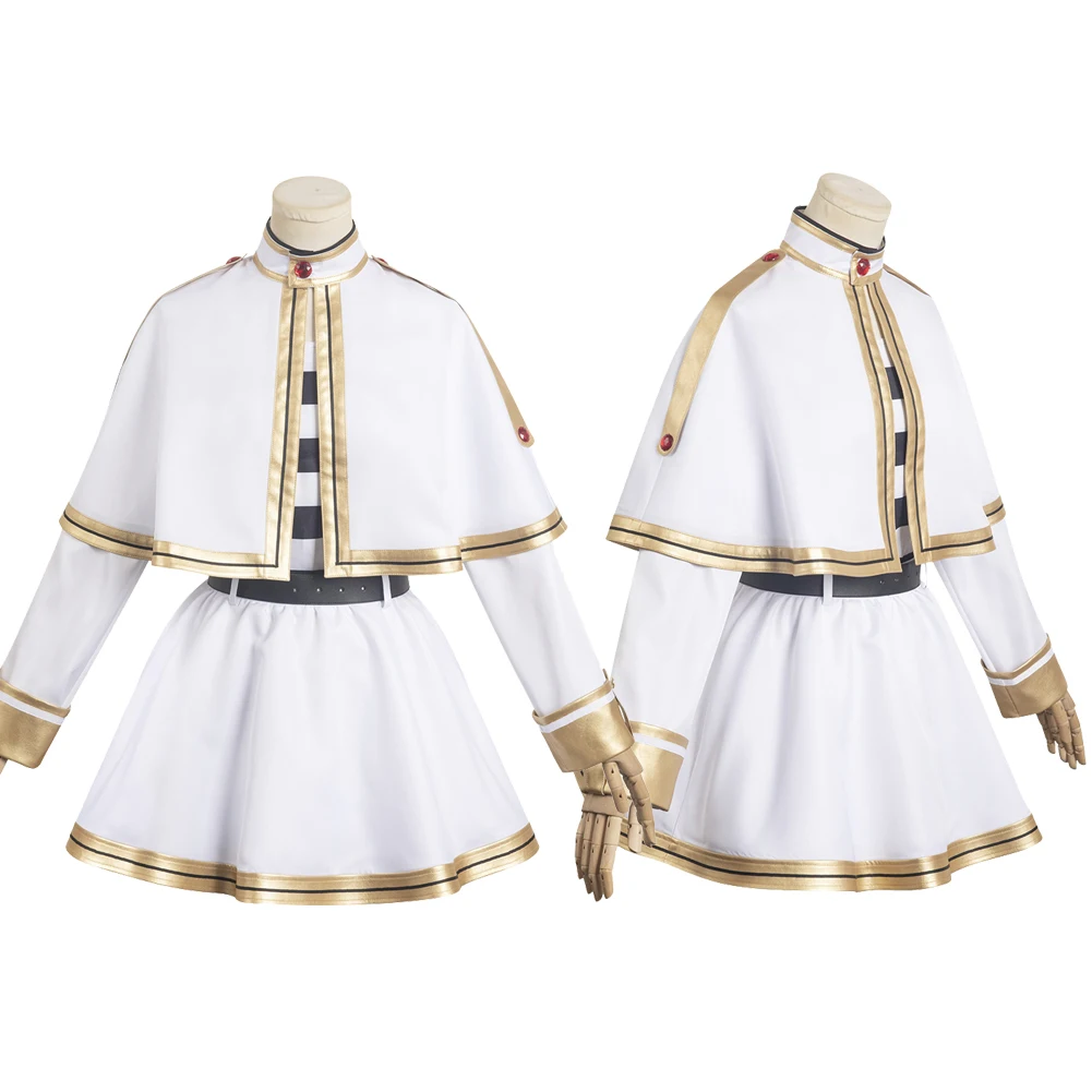 Sousou Of Frieren Cosplay Frieren Fantasy Costume Coat Shirts Outfits Girls Women Adult Halloween Carnival Party Disguise Suit