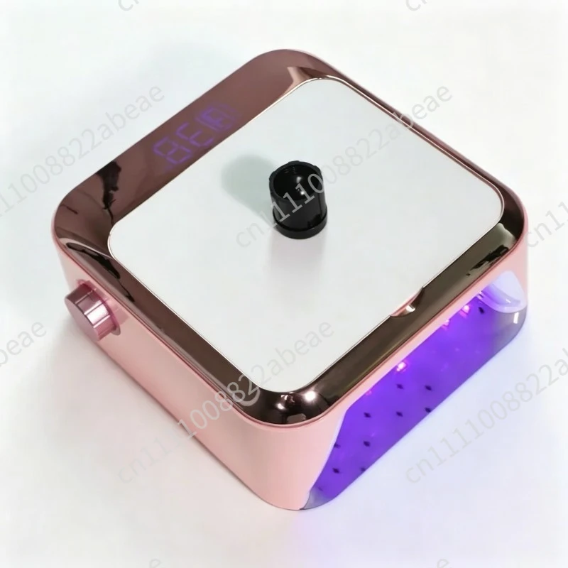 Rechargeable Induction Foot Nail Lamp Set,Battery-powered Light Therapy Lamp with Foot Stand for Nail Salons Home Beauty Care