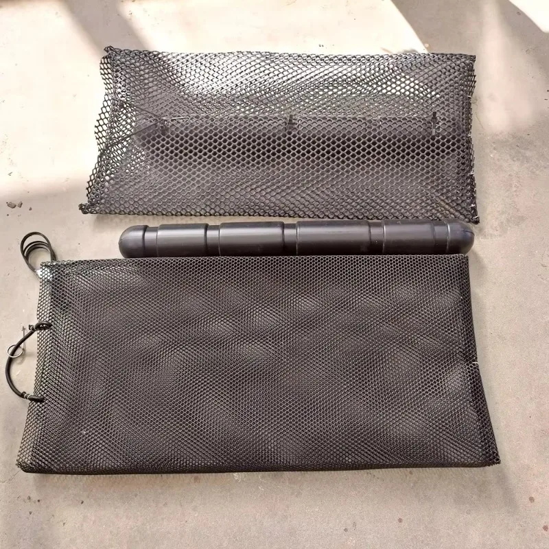 3 years of use Added HDPE fishing oyster growth basket Pearl oyster mesh bag cage in