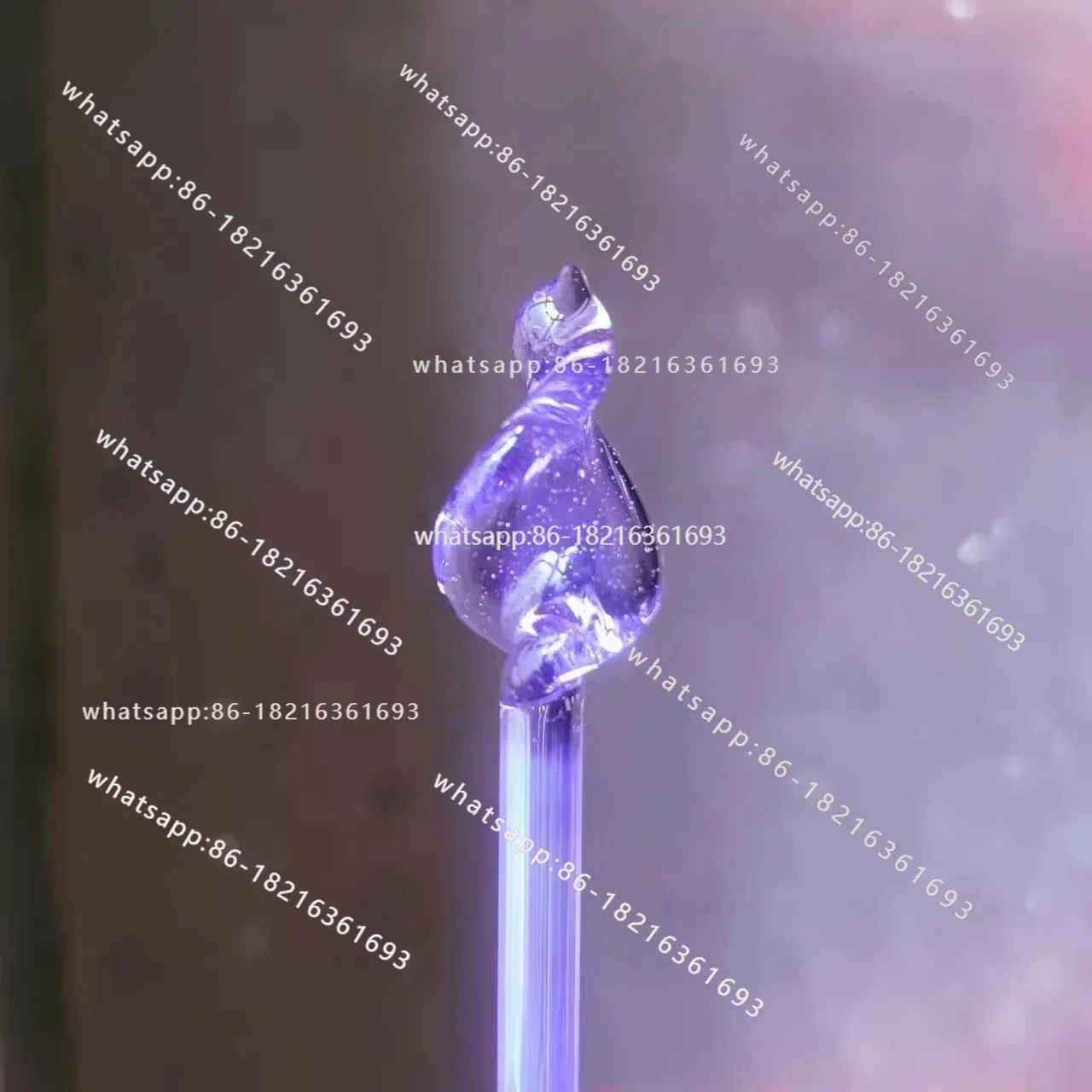 2026NEW EX35 Lavender Bubble Rod Burning Glass Lamp Glass Rod