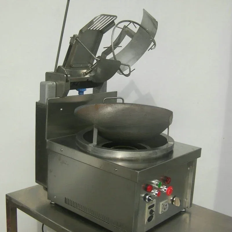 Automatic turning pot gas heating fried rice machine, automatic intelligent fried rice machine