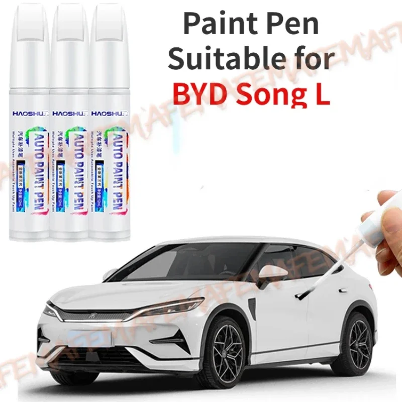 Paint Pen Suitable For BYD Song L Paint Fixer Moon White French Emerald Blue Citrine Gray Special BYD Song L Modification Access