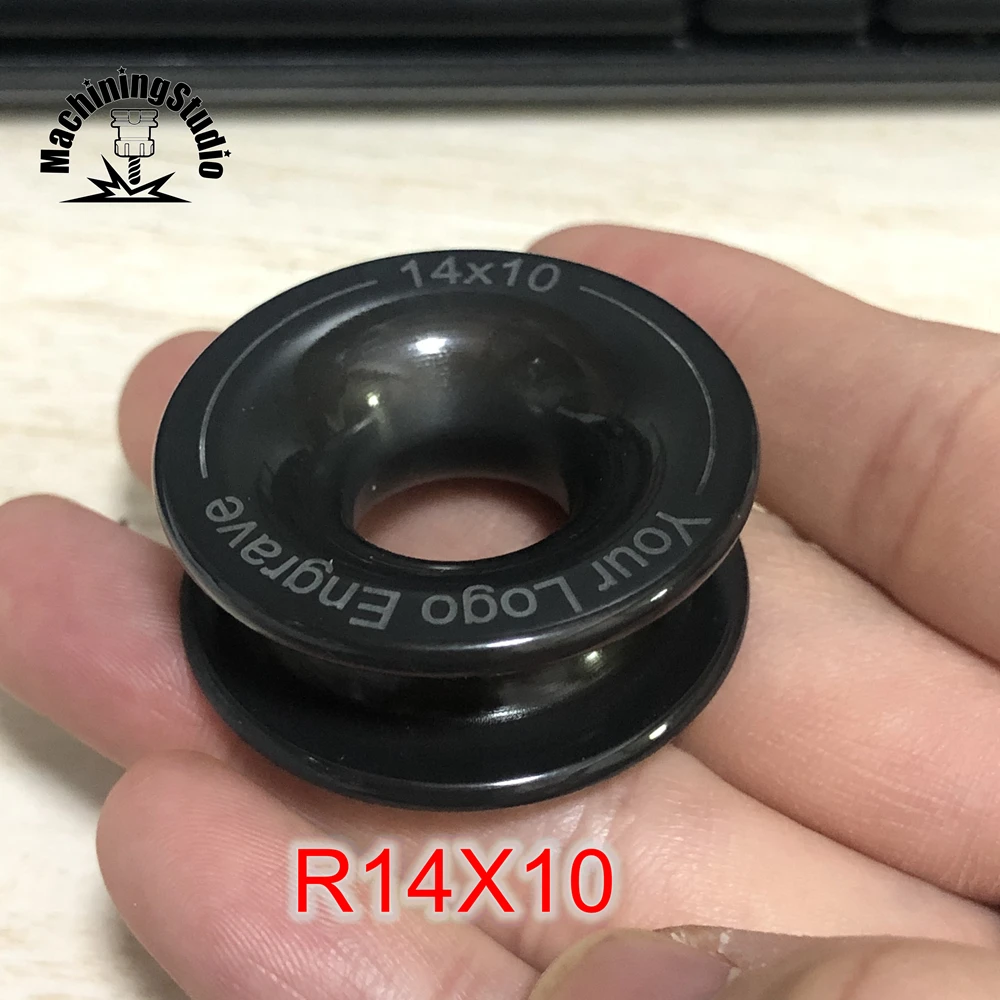 R14x10 Aluminium Low Friction Rings for sailboat Antal Quality Hard Anodize With PTFE Coating