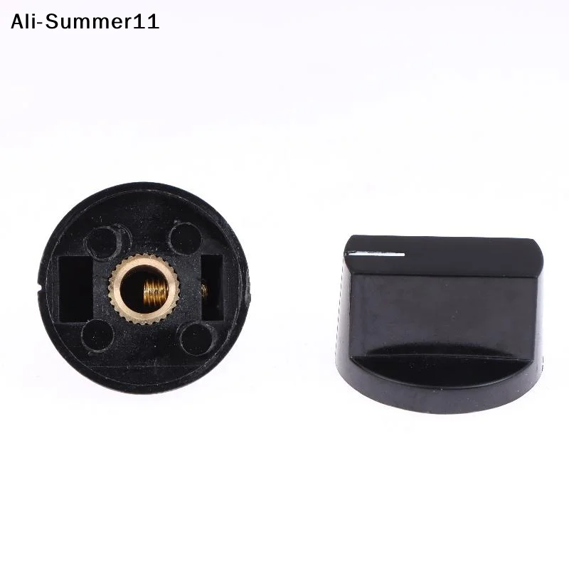 【Tg1】10Pcs KN-6-6.0 Potentiometer Knob Duck Bill Type For Guitar Amplifier Effects Pedal Volume Tone Control Replacement Parts