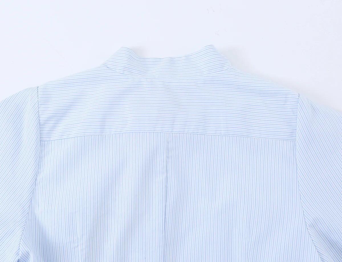 Damen Schickes Freizeit-Slim-Fit Kurzarm-Hemd KONDALA 2026 Sommer Trendiges Einreihiges Oberteil Weibliche High-Street Pendler-Hemden Top – Detail 24