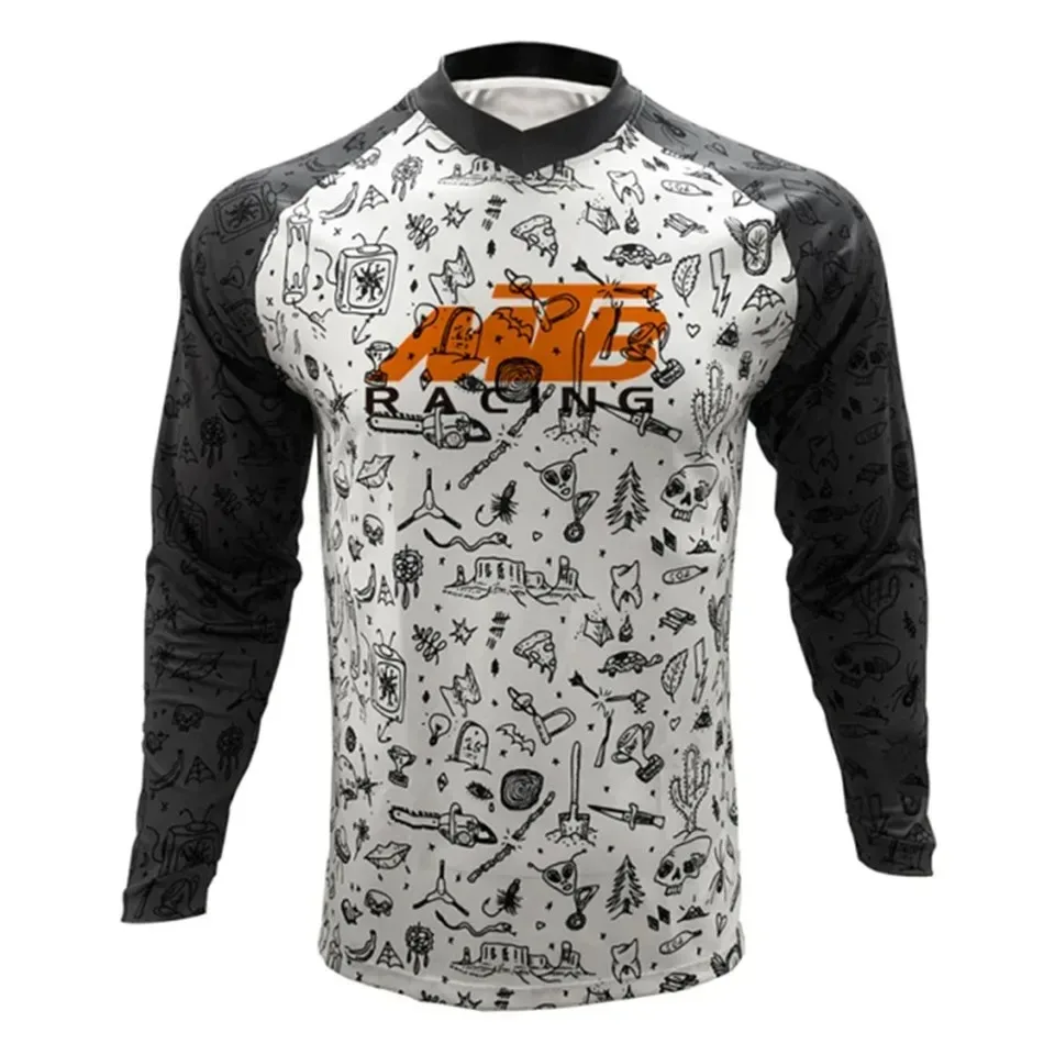 

MEN BREATHABLE MOUNTAIN ENDURO MOTOCROSS OFF ROAD BIKE MTB JERSEY CYCLING TOP RIDING QUICK DRY SPORTS WEAR CYCLING