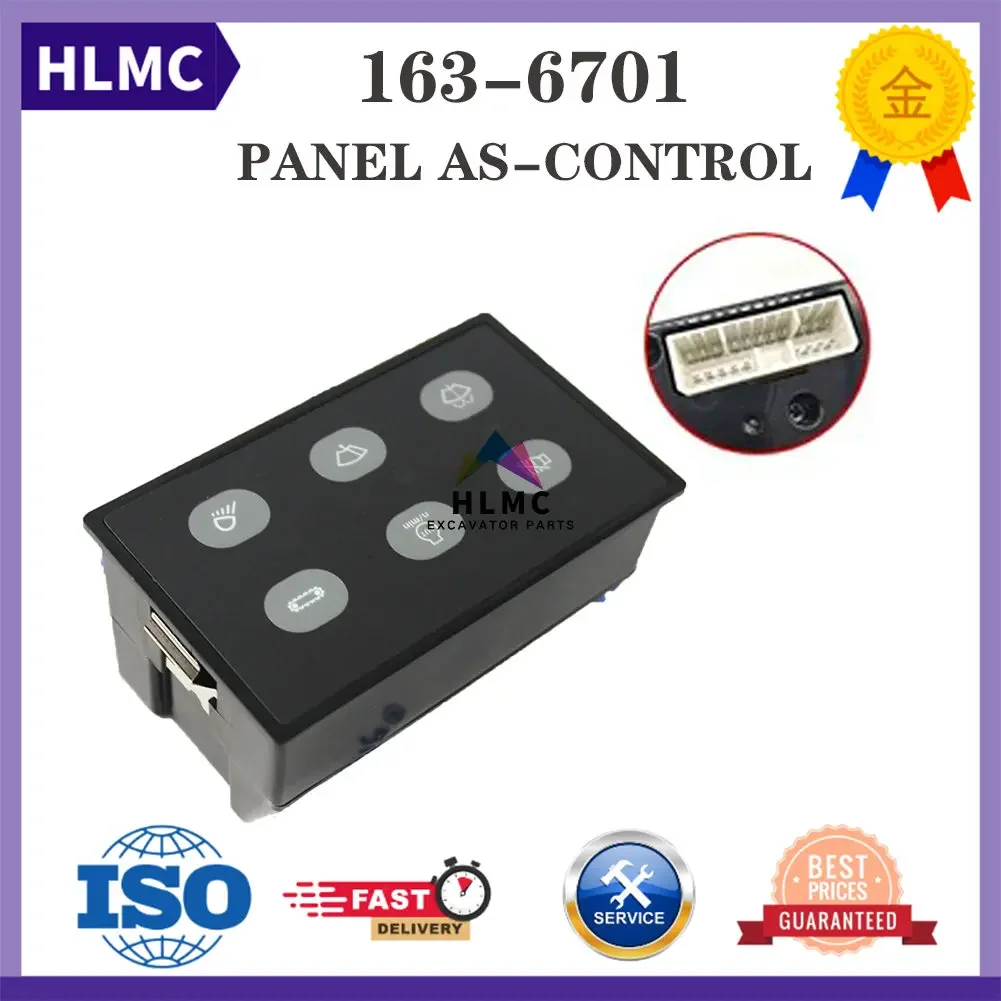 Excavator Spare Parts Excavator Parts Control Panel E312C 315C 318C 319C 320C 322C 330C Wiper Controller 163-6701 1636701