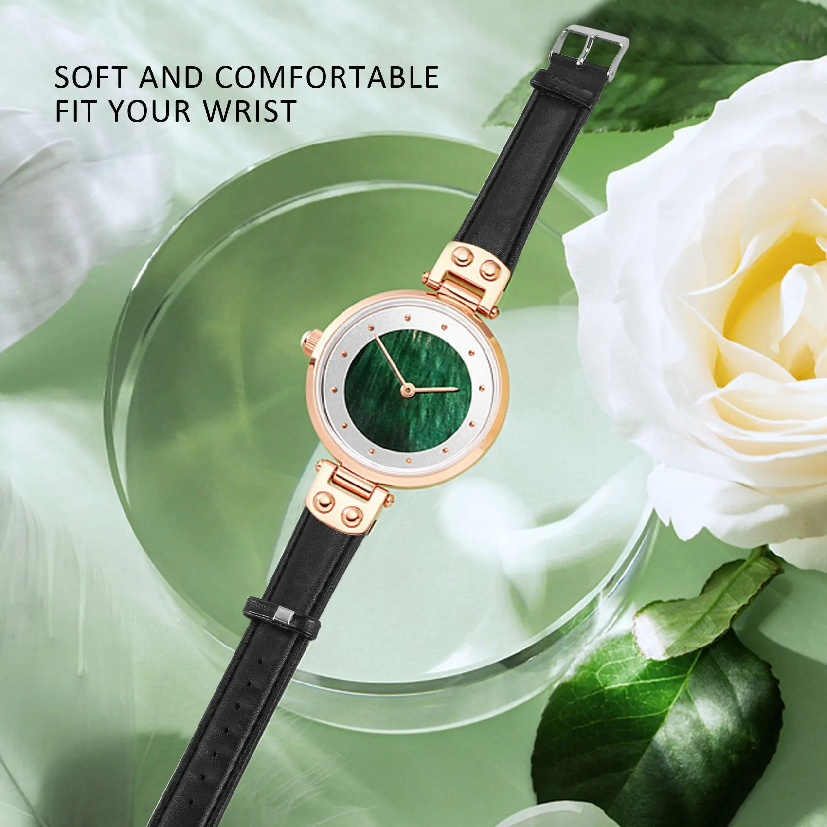Наручные часы 20 мм из искусственной кожи, черный браслет, браслет для часов