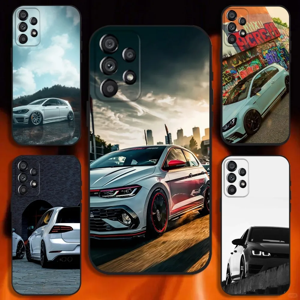 

Golf MK1 GTI Car V-VolkswagenES Phone Case For Samsung Galaxy A20,A21s,A22,A31,A32,A52,A53,A72,73,A80 Soft Black Cover
