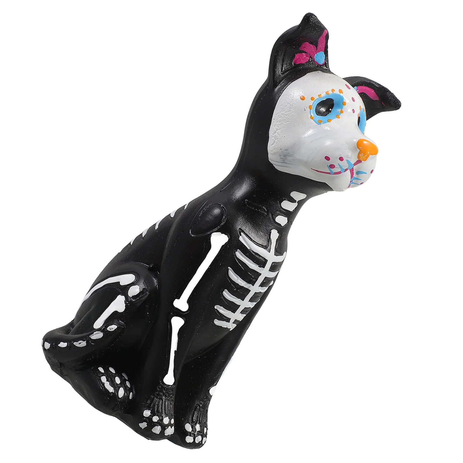 Ornaments Statue Halloween Party Toys Child Decor Figurines 1400X630X620CM Resin Day of The Dead Cat Decorative