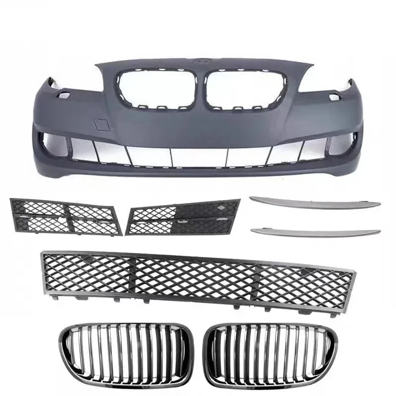 

On Sale Lower Grille Decorative Strip Fog Light Frame Middle Net Front Bumper For 520 523 525 528 530535