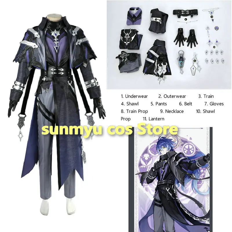 

Genshin Impact Kyryll Chudomirovich Flins Cosplay Costume