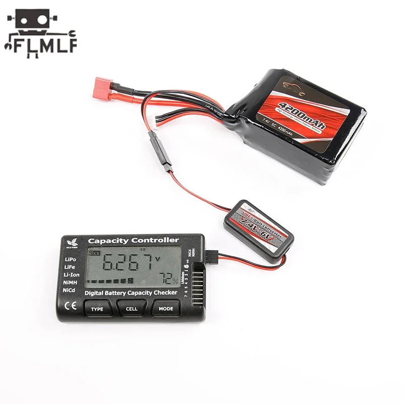 Convertitore volt UBEC per auto RC 7.4V --6V per batteria RC adatto per parti 1/5 HPI ROVAN ROFUN KM GTB BAJA 5B 5T 5SC LOSI 5IVE T