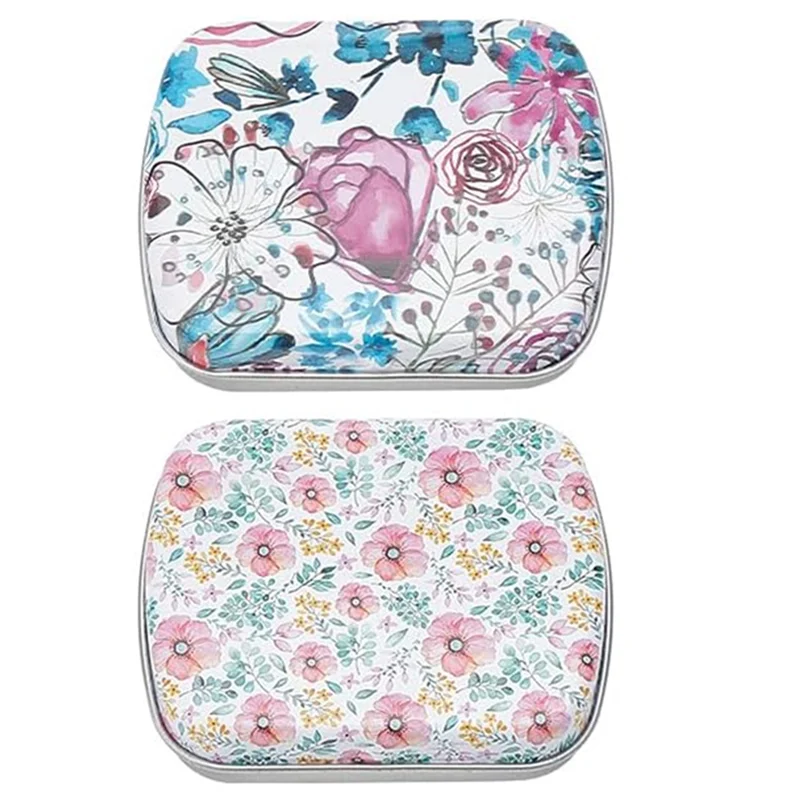 

2 Set Empty Watercolor Palette 12 Well Small Paint Oil Storage Pot Artist Outdoor Sketch Watercolor Kits For Sketching