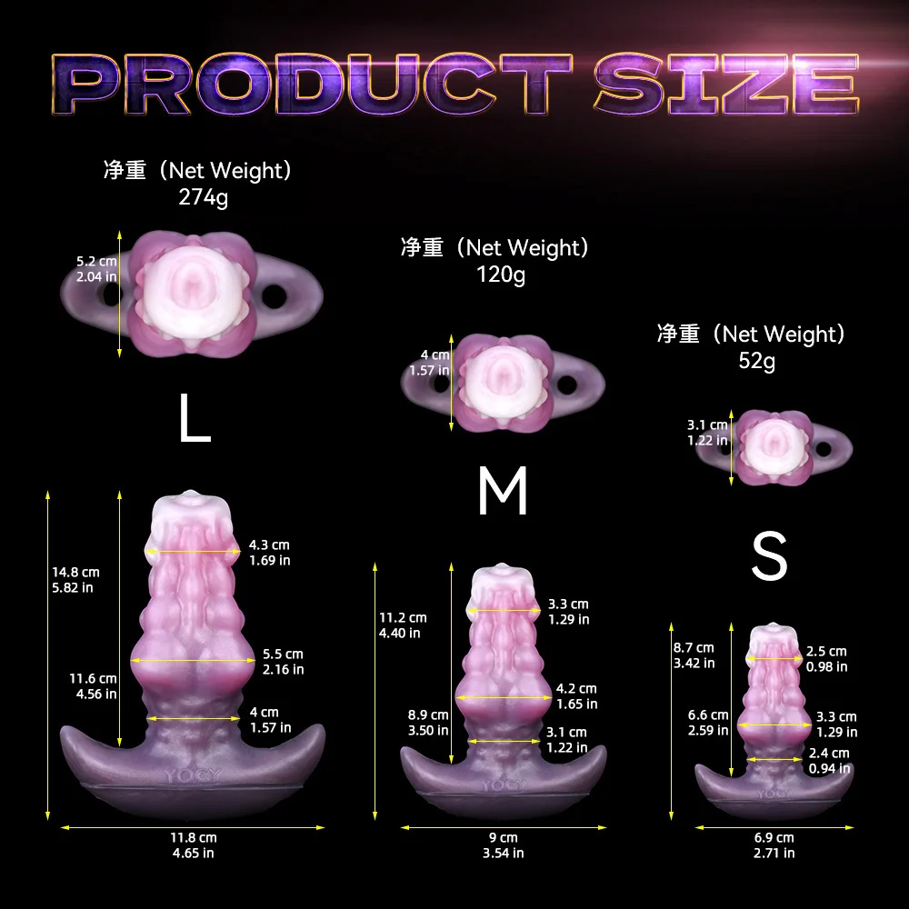 LICKER Silicone Monster Dildo Women Anal Plug Set Sexy Toys For Couple Foreplay Flirting Vibrating Wearable Butt Plugs Sex Shop