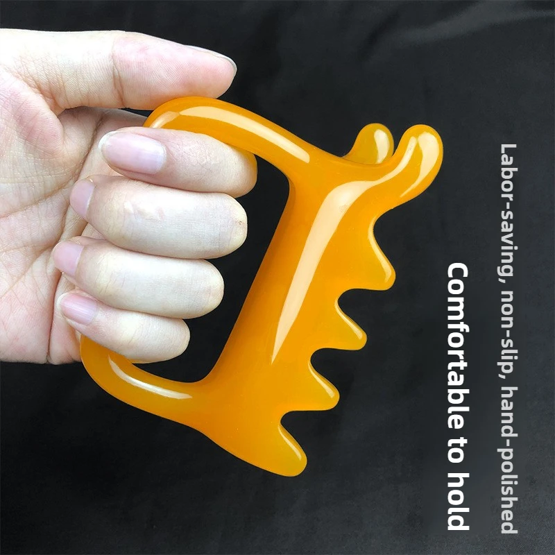 

Handheld Face and Body Massager, Neck Shoulder Back Resin Massager, Guasha Tool, Relief Relax Body Massager - Mother's Day Gift