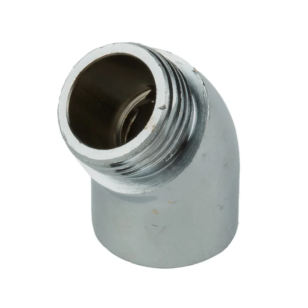 Brass Extender Shower Elbow Replacement Bathroom Chrome Corrosion Resistant For Hand Shower Thread G 1/2 Connections