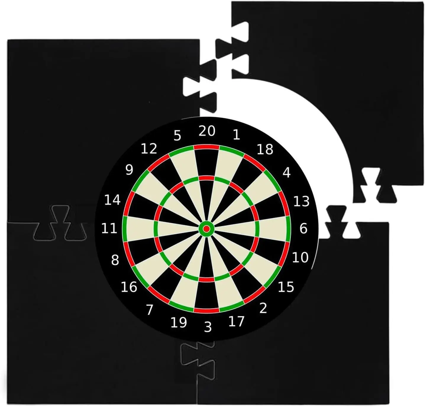 

Dartboard Wall Protector-Square Splicing Wall Surround,for Wall Protection,Stable Border Dartboard Accessories