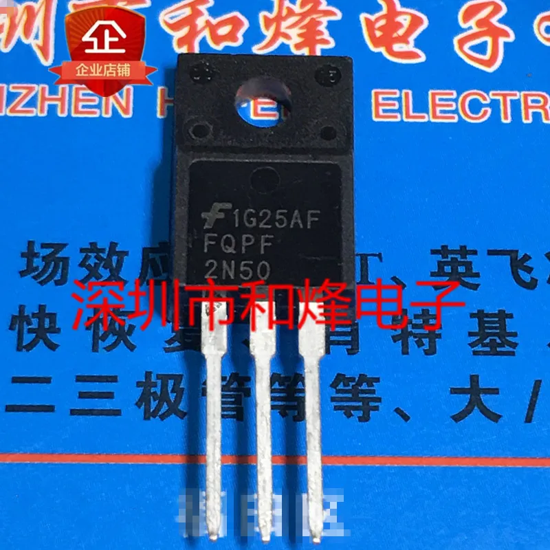 5PCS-10PCS FQPF2N50 TO-220F 1.3A 500V ใหม่และต้นฉบับบนสต็อก