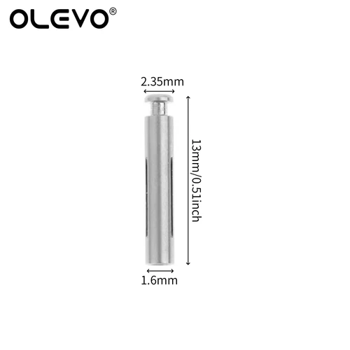 Imagen 2 del producto Adaptador de mandril dental de 1,6 mm FG-RA para fresas, vástago de pulido giratorio, adaptador de fresas de alta velocidad de acero inoxidable para disco de pulido