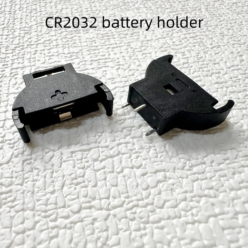 50 قطعة CR2032 CR2025 صندوق بطارية 3 فولت زر حامل البطارية BS-2032 حامل البطارية صندوق المقبس مع مقصورة بطارية إبرة