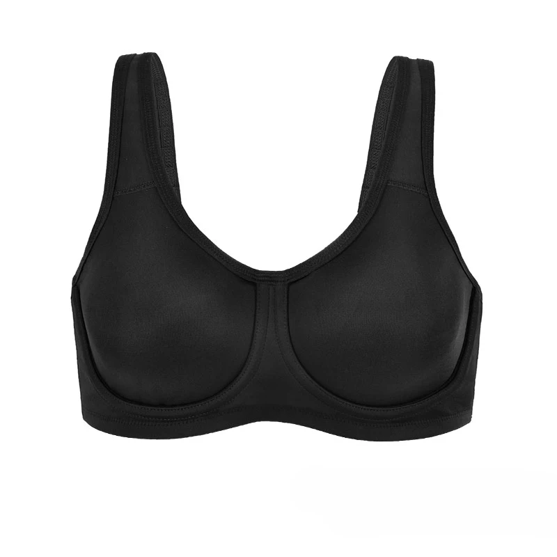 Women Bra Exercise Solid High Impact Plus Size Workout  Running Sports Female Bras 2023 Fitness Underwire Bras Bralette