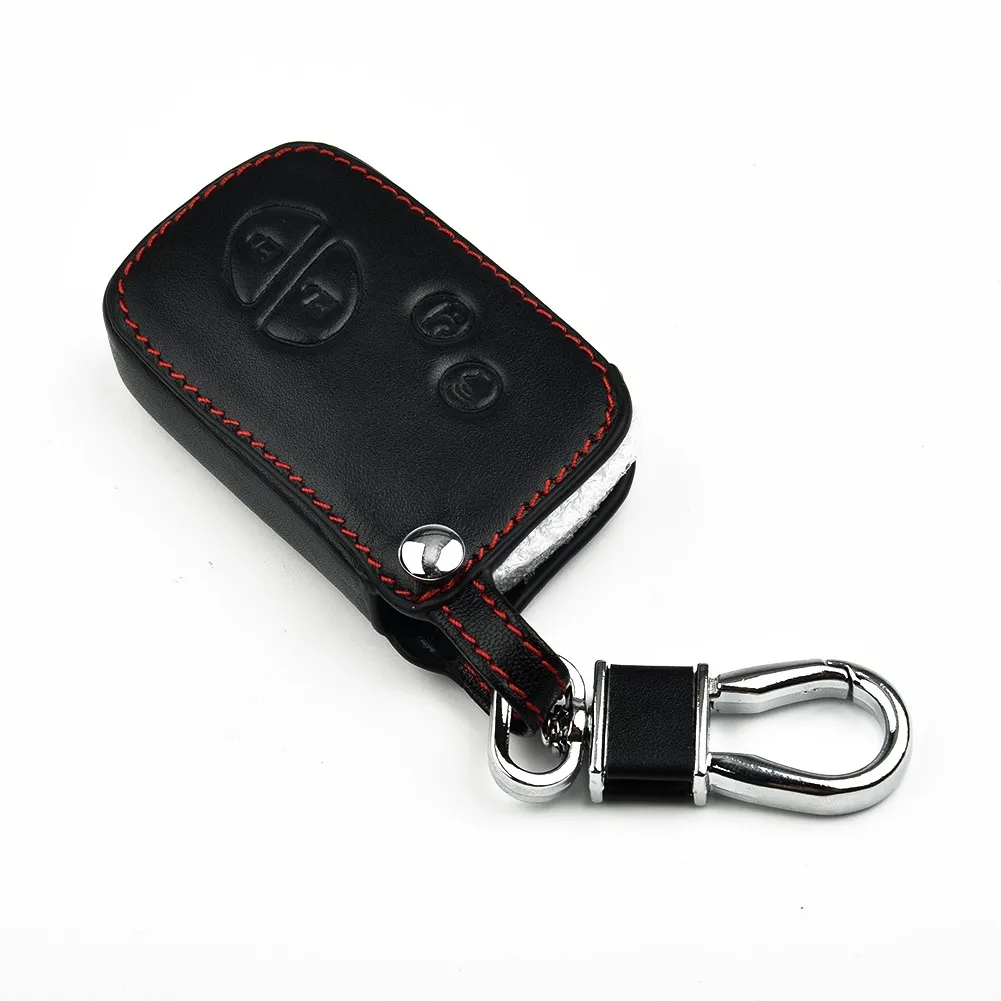 Leather Car Key Fob Case Cover Holder Shell Hood For LEXUS ES GS IS LS LX RX CT 2006-2014 Button Smart Remote Key Case