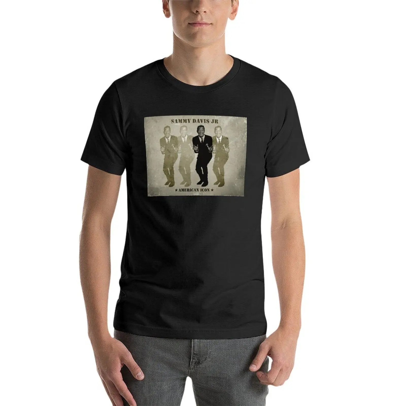 SAMMY DAVIS JR. AMERICAN ICON T-Shirt korean fashion hippie clothes sublime funnys mens t shirts casual stylish
