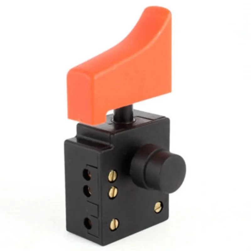 AC 250V/6A 125V/12A 5E4 Plastic SPST Lock on Circular Saw Trigger Switch 125 150 9925/9950B Polishing Machine Switch 180