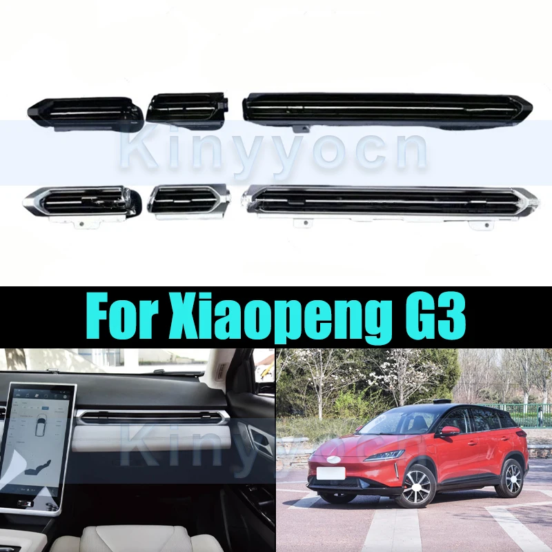 

Center/Side Instrument Panel Air Conditioning Outlet Vent For Xiaopeng G3 Dashboard Conditioning Vent Outlet