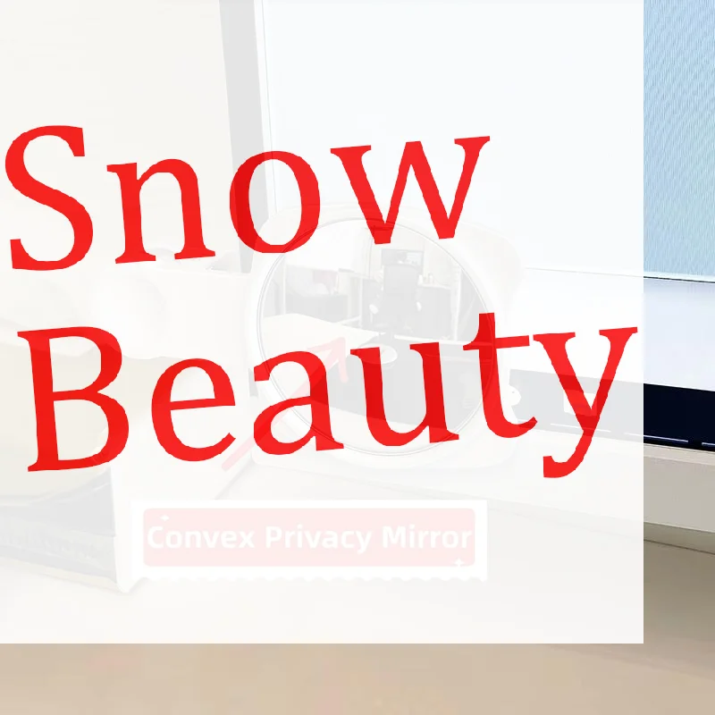 Clip-On Convex Privacy Mirror,Wide-Angle Rearview Mirror For Phone Selfies & Office Anti-Spy Monitoring,Smartphone Camera Mirro