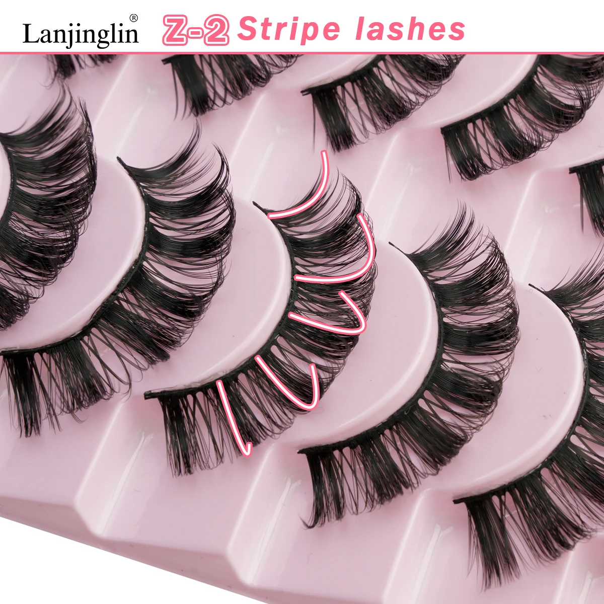 3/10 Pairs 3D Mink Lashes Natural Long Dramatic Thick False Eyelashes Handmade Makeup Tool Fake Lashes In Bulk maquillaje Cils