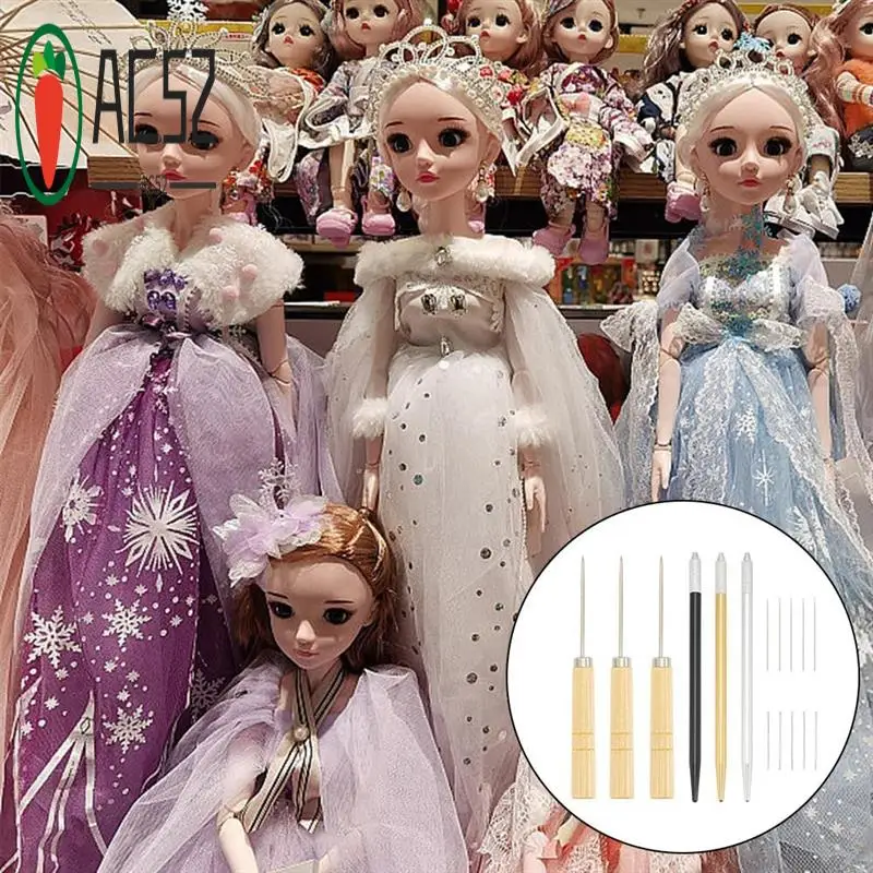 

AC52-кукольные держатели для укоренения волос, набор инструментов, ручка «сделай сам», принадлежности для инструментов для кукольного парика, инструменты для переработки, аксессуары для изготовления волос