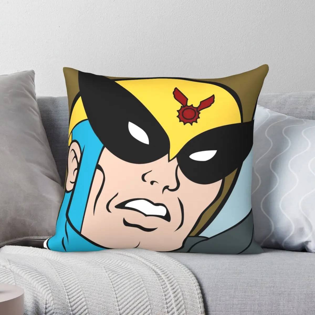 Harvey Birdman Attorney at Law Pillowcase Polyester Linen Velvet Printed Zip Decor Sofa Seater Cushion Case